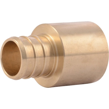 Sharkbite 3/4 In. Female Sweat x 3/4 In. CF Brass PEX Adapter UC606LFA